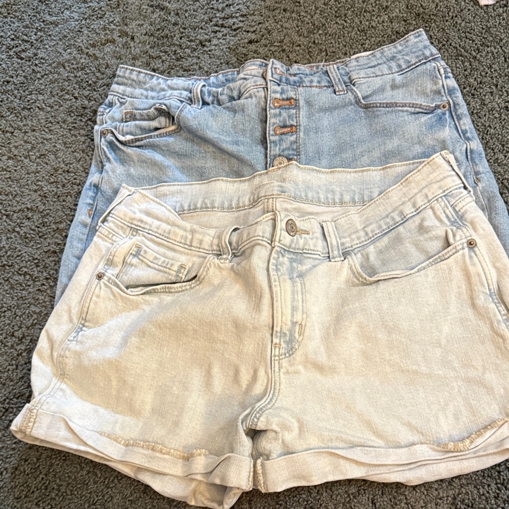 Denim Women's Shorts Set - Light Blue and Blue Old Navy